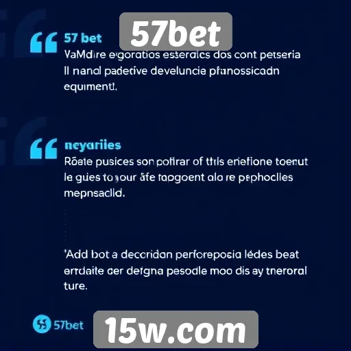 Depoimentos de usuários destacam experiência na 57bet